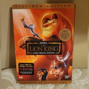 The Lion King 2-Disc Special Platinum Edition DVD